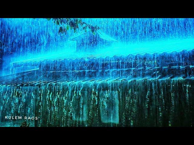 Rain on Roof Tiles: Relaxing Ambient Sound for Deep Sleep & Stress Relief | Soothing Rain Sounds