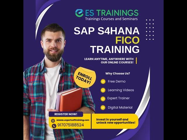 SAP S/4HANA FICO Training! #expertsofttraining