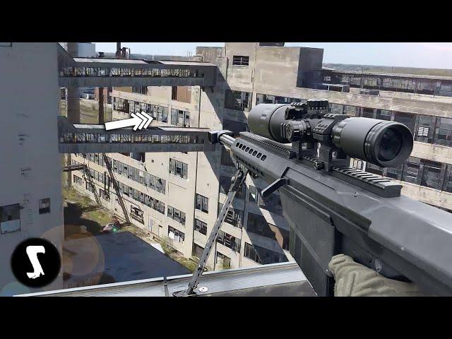 High-rise Rooftop Sniper Mission (Barrett .50 Cal)