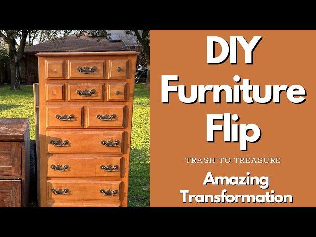 DIY Furniture Flip / Trash to Treasure /Upcycle and Sell