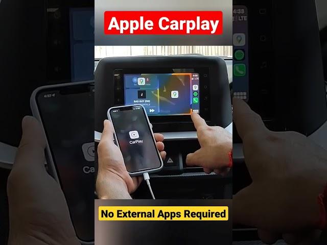 How use to Apple carplay|| #shorts #applecarplay #brezza