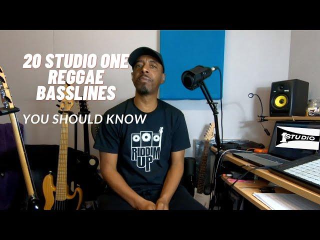 20 Studio One Reggae Bassline Medley