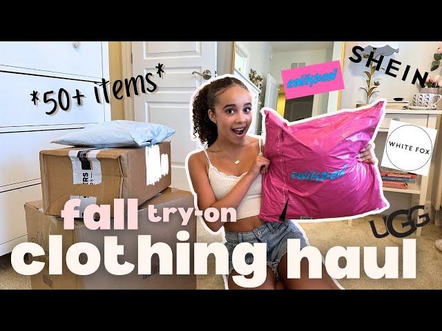 fall 2024 clothing try-on haul | building my fall wardrobe *shein* *edikted* *ugg* *dupes*