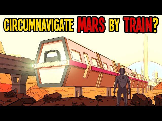 Is this the Galaxies Longest Martian Train Express? (Surviving Mars Trains)