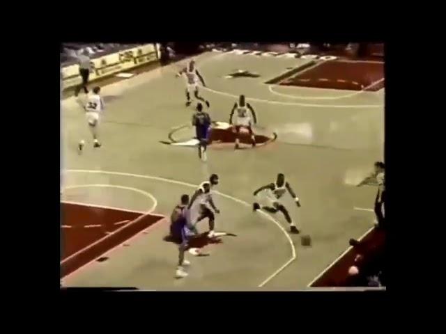 B.J. Armstrong Great Game! (18 points, 10 assists, 2 steals vs. Knicks, 1991 Game 1)