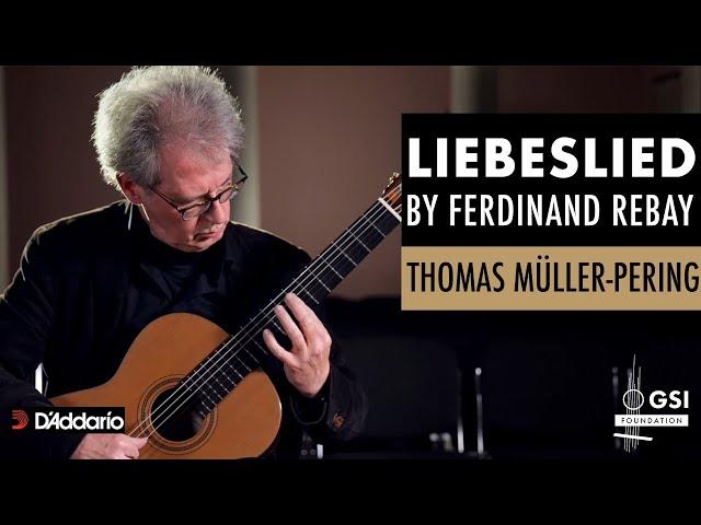 Thomas Müller-Pering performs Ferdinand Rebay's "Liebeslied" on a 2023 Christoph Sembdner guitar