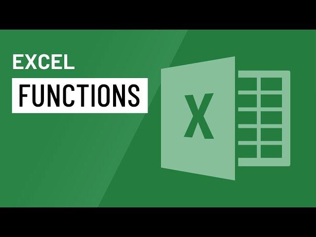 Excel: Functions