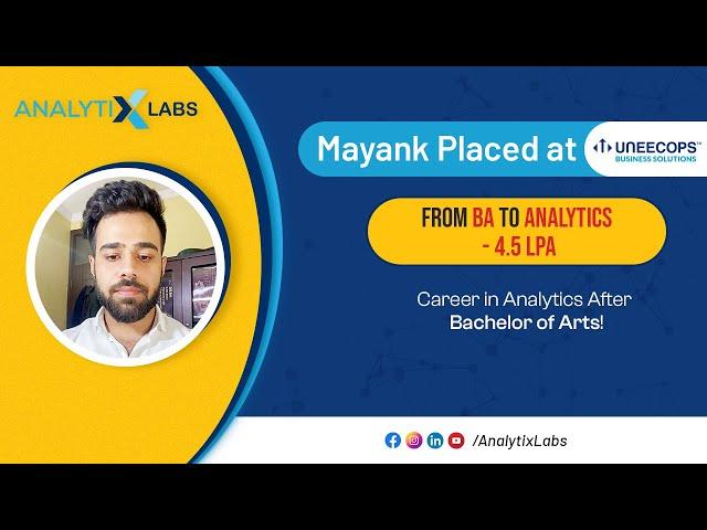 Career in Analytics After Bachelor of Arts!