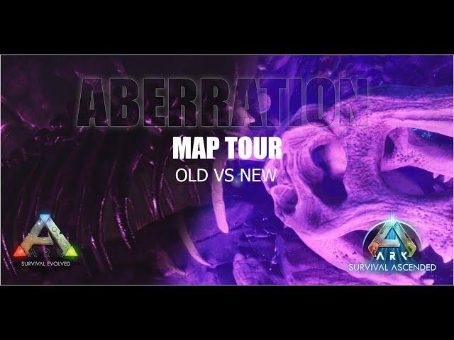 ABERRATION ASA VS ASE CINEMATICS MAP TOUR | ARK ASCENDED |