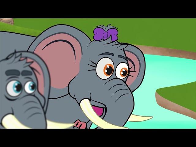 2 Episodes | Dimbo the Stubborn Baby Elephant | Bedtime Stories for Kids in English | Storytime