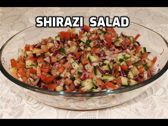 The Best Shirazi Salad | Persian/Iranian Salad | Flavourful Side Dish | Homemade Food by Tania