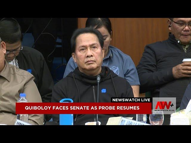 Apollo Quiboloy faces senate as probe resumes