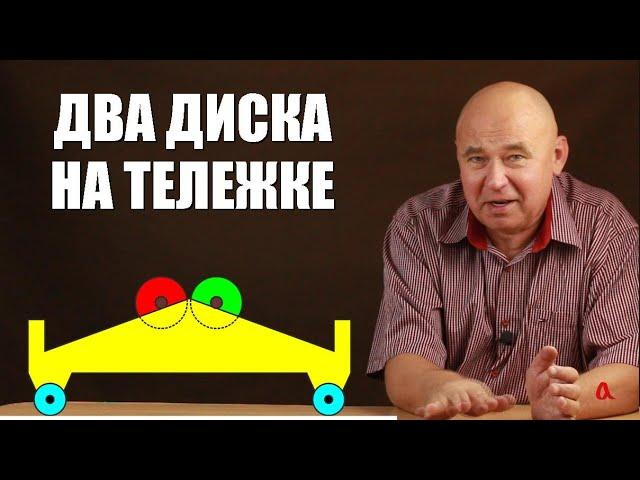 Два диска на тележке