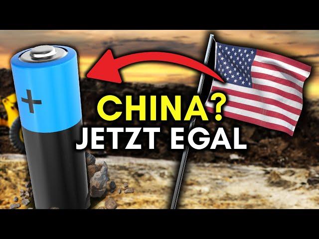 Größtes Lithiumvorkommen der Welt in USA entdeckt! Unabhängigkeit von China?