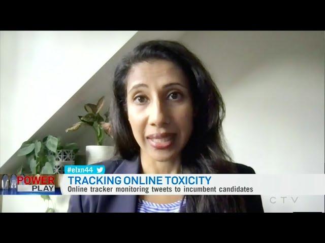 Sabreena Delhon on CTV Power Play sharing insights from the digital campaign trail with SAMBot