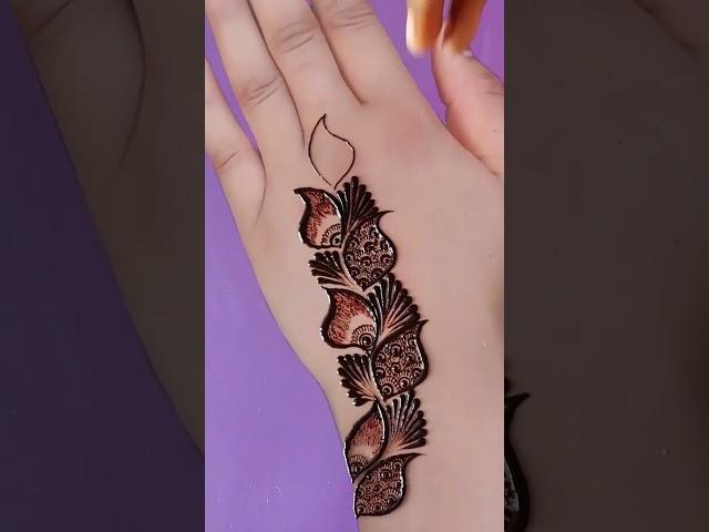 arabic mehndi design #shorts #youtubeshorts #mehndishorts