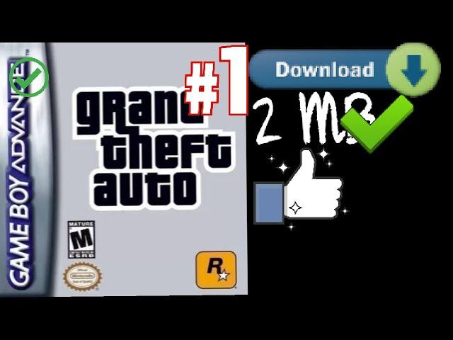 GTA FOR (GBA Emulator) download now