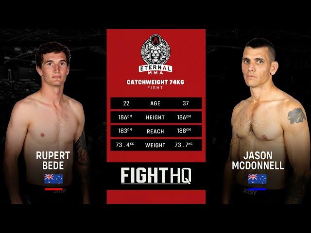 Eternal MMA 89: Rupert Bede VS Jason Mcdonnell | FULL FIGHT