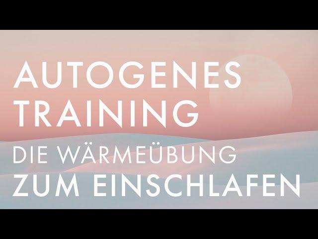 AUTOGENES TRAINING ZUM EINSCHLAFEN Sanft & natürlich das Einschlafen unterstützen I Minddrops APP