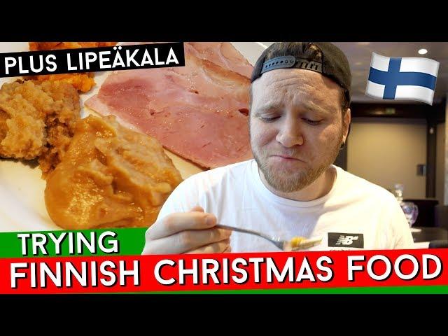 TRYING FINNISH CHRISTMAS FOOD