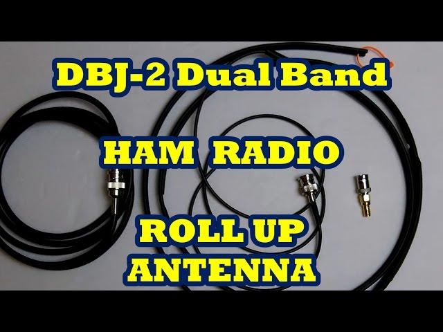 DBJ-2, Ed Fong, Dual Band Portable HAM Roll Up Antenna - QUICK LOOK : Eye-On-Stuff