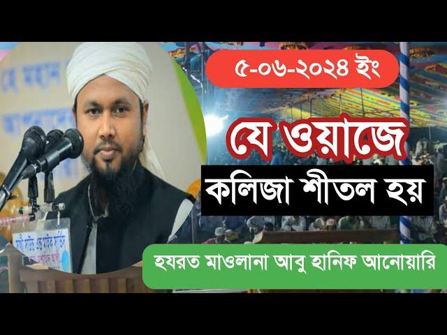 Maulana Abu hanif anwari Bangla waz 2024