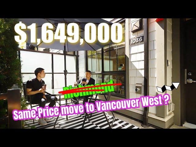 Inside a 1.65M luxury Townhouse in Vancouver’s West Side | Oak + Park 【Vancouver Property Tour】