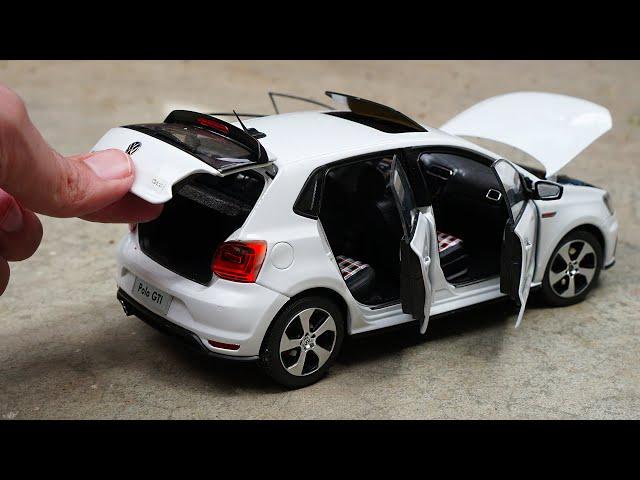 Unboxing of VW POLO GTI 1:18 Scale Diecast Model Car | Adult Hobbies