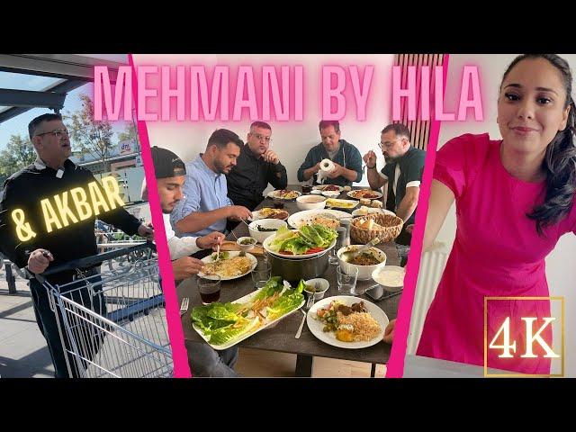 Hila's Mehmani Challenge |آشپزی هیله جان برای مهمان های ما | Hila & Massi Vlog 122