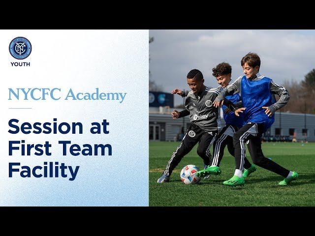 Academy Trains at First Team Facility | NYCFC Academy Inside Training