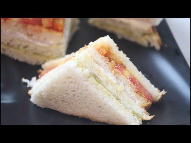 No Cooking Veg Club Sandwich | Quick and Easy Sandwich Recipe | Rj Payal's Kitchenn