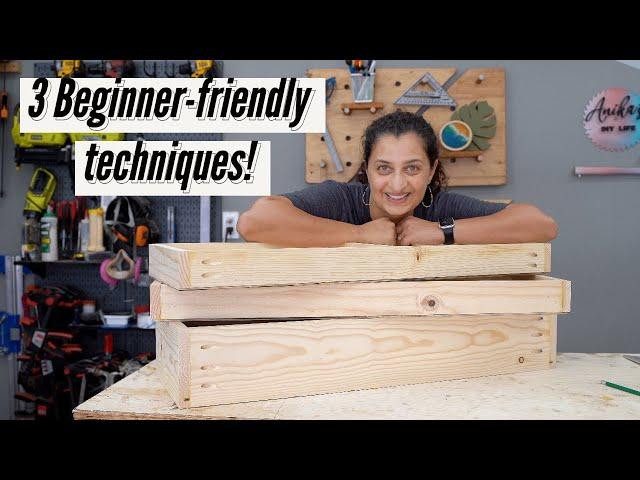 How to Build Drawers for beginners - Don't let them intimidate you!