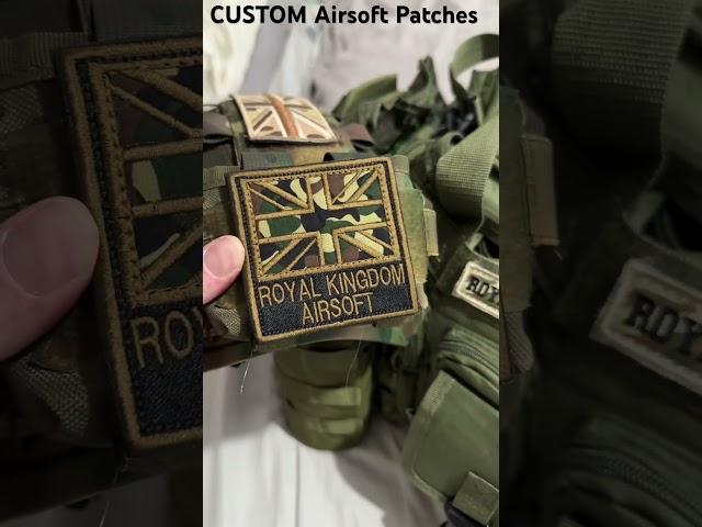 CUSTOM Airsoft Patches!! #airsoft #airsoftshorts