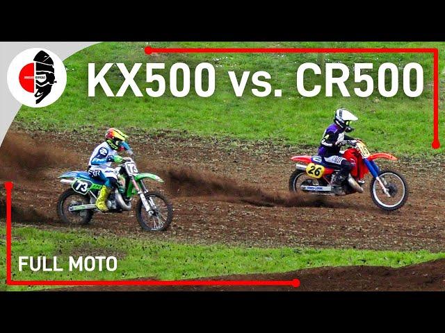 CR500 w/ Pro Rider HUNTS DOWN Kawasaki KX500 | 2023 2 Stroke Nationals (FULL MOTO)