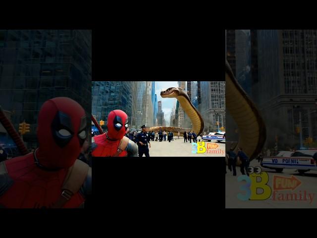 Deadpool With Giant Snake #shorts #deadpool #deadpool3 #shortsvideo