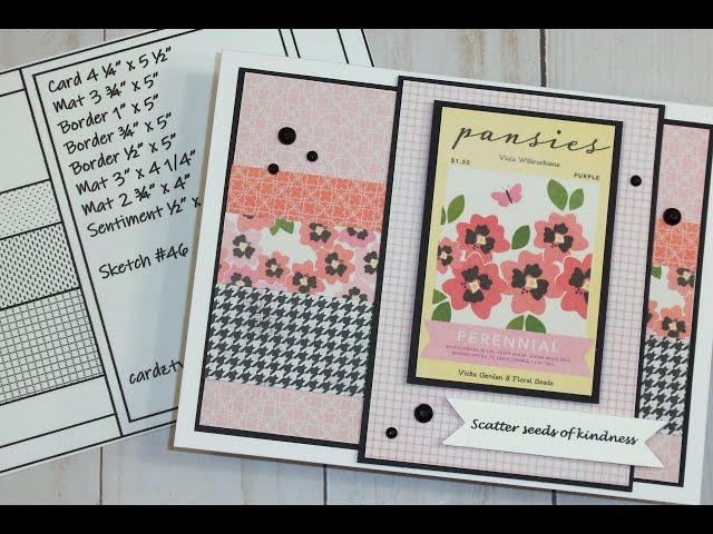 CARD SKETCH SATURDAY || SCATTER SEEDS OF KINDNESS