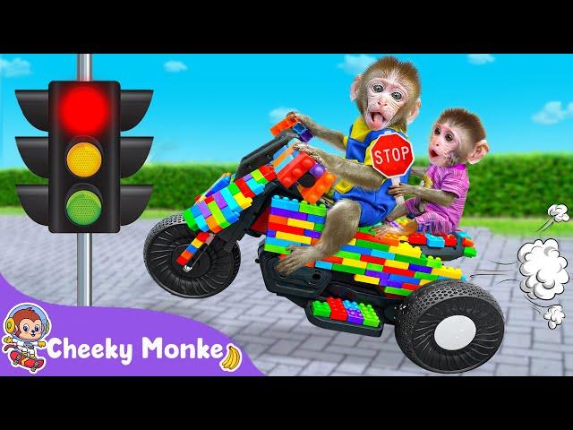 Scooter Safety Song | Traffic Safety Song Cheeky | Cheeky Monkey - Nursery Rhymes & Kids Songs