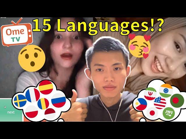 Polyglot MELTS Hearts of Foreigners by Speaking Their Languages on Omegle!