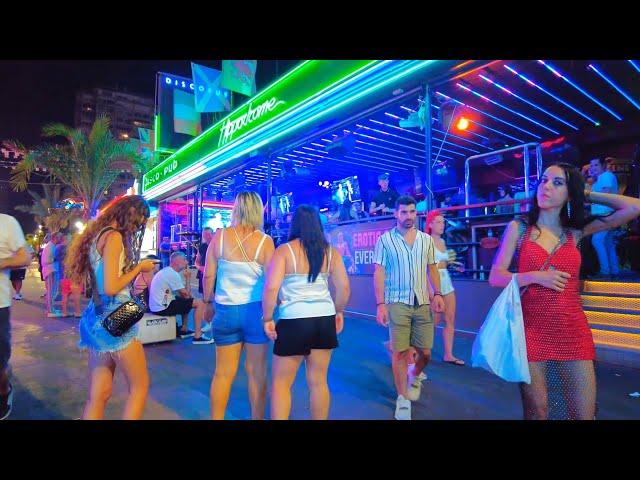 BENIDORM NIGHTLIFE September 2023 Costa Blanca Spain 4K