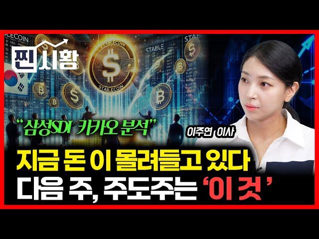 [#찐시황] 지금 돈 이 몰려드는  이 테마  "다음 주, 주도주는 이것" / 삼성SDI, 카카오 더 오를 수 있을까?  | 이주연 이사