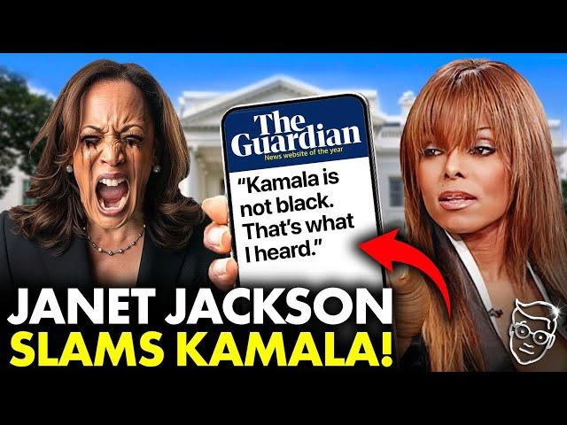 Pop Legend Janet Jackson Says Kamala is 'NOT Black' | Libs Heads EXPLODE: 'She Can't Say That!'