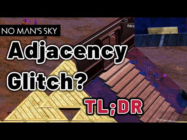 Become a PRo Builder with Adjacency Glitch - here’s how… #nomanssky #nomansskybasebuilding