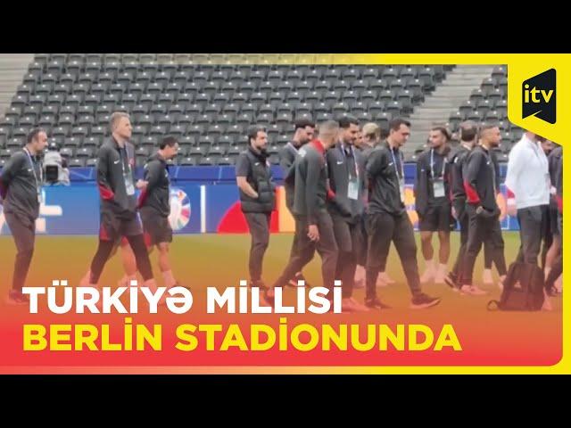 Türkiyə millisi Berlin Olimpiya Stadionunda yürüş edib