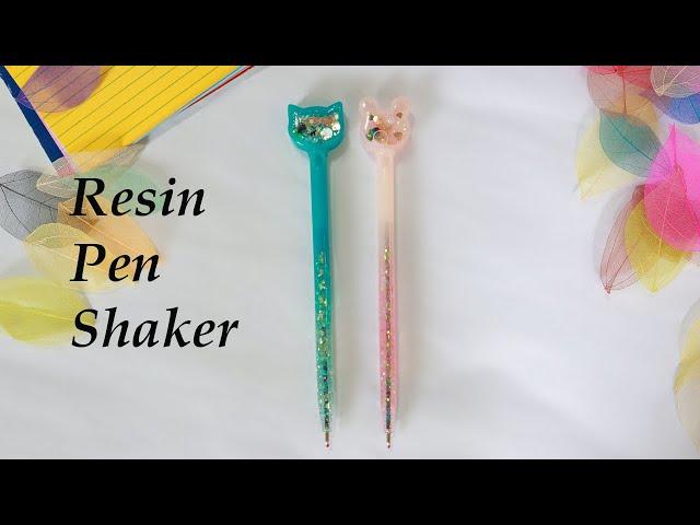 DIY Resin Pens with Shaker | resin shaker charm Resin Art for Beginners | Epoxy Resin Arts