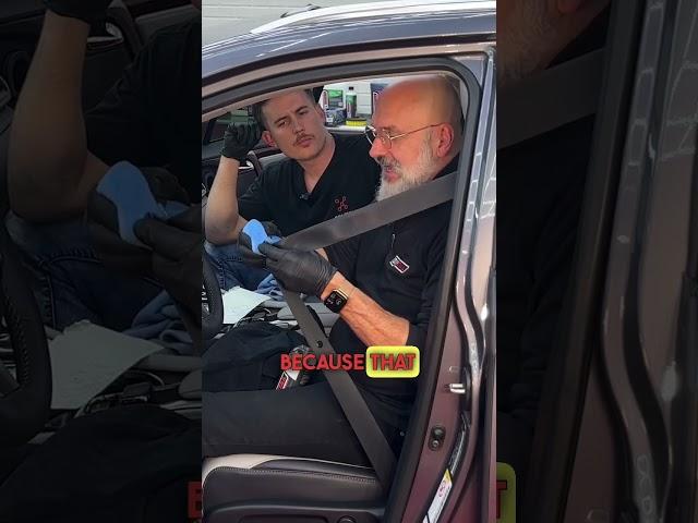 Why you shouldn’t clean seatbelts.