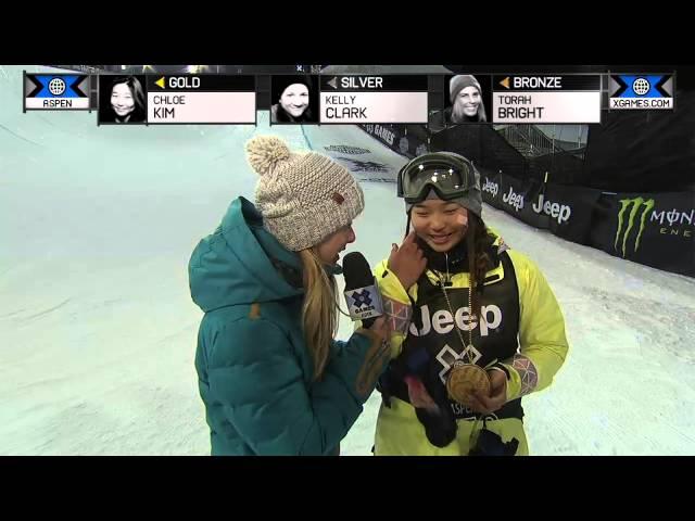 Chloe Kim wins gold in Women’s Snowboard SuperPipe - Winter X Games