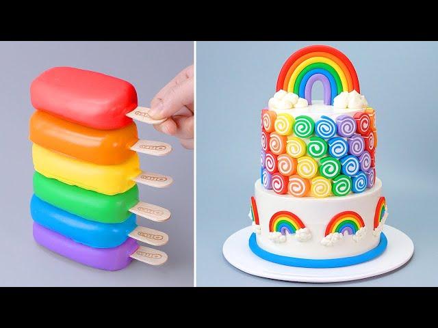 Quick & Easy Rainbow Cake You Need To Try | Delicious Cake And Dessert Compilation | So Yummy Cake