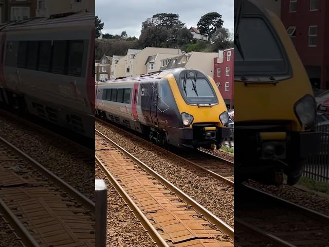 Cross country class 220 rattling down marine parade on the Paignton to Manchester 220 023 voyager