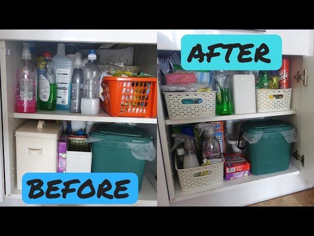 CLEANING CUPBOARD ORGANISATION MRS HINCH STYLE | ORGANISE WITH ME | KITCHEN ORGANISATION