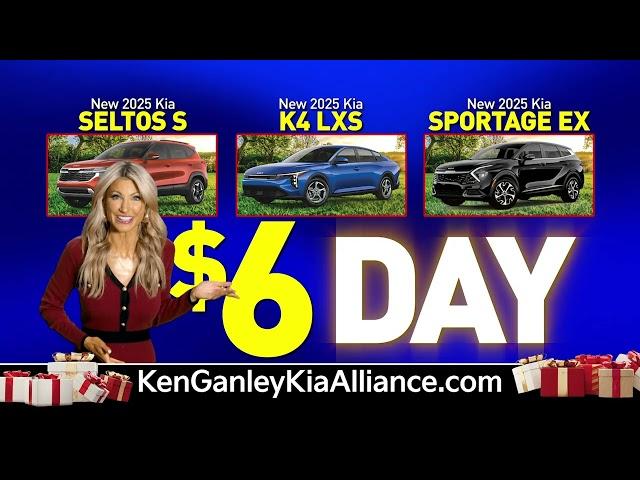 Year-End Celebration--at Ken Ganley Kia Alliance. Drive a new 2025 Kia for less than $6 a day